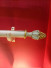 QYT65 White 50mm Wooden Curtain Poles With Bud Finials/Brackets