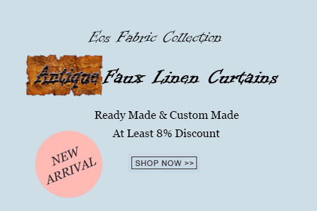 Eos Antique Faux Linen New Arrival Curtains